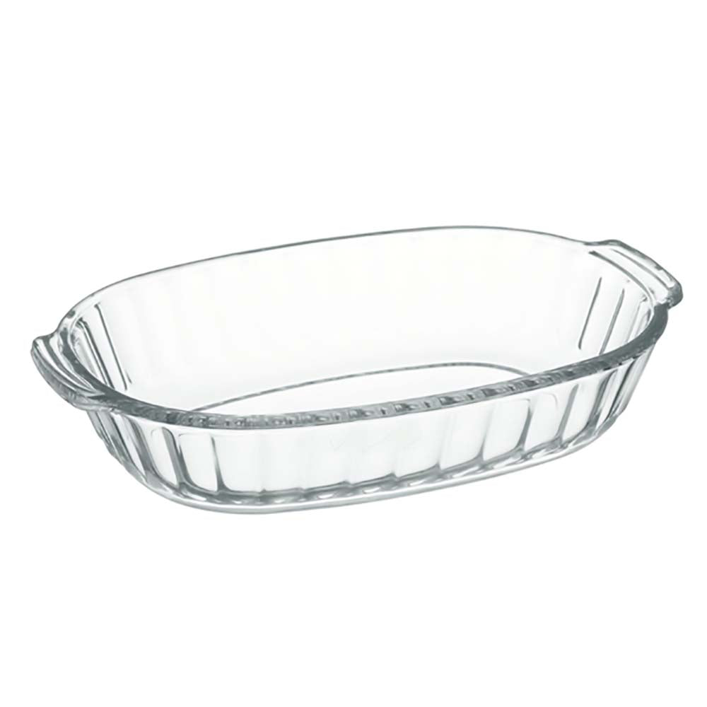Iwaki Heat-Resistant Glass Gratin Dish for Baking, Cooking & Serving – Perfect for Casseroles, Lasagna & Desserts