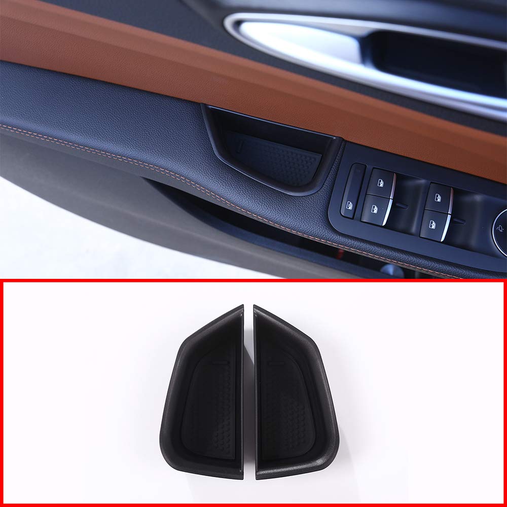 2017-2019 Alfa Romeo Giulia Car Door Storage Organizer - Non-Slip Armrest Tray with Phone Holder | Perfect for Keys, Sunglasses & Small Accessories | Durable Auto Interior Accessory