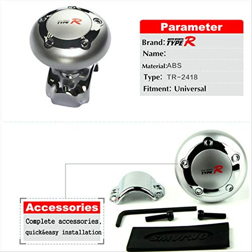 Universal Steering Wheel Spinner Knob - Power Handle for Easy Steering | Car, Truck, Bus & Boat Accessories | Perfect for Disabled Drivers & One-Handed Operation