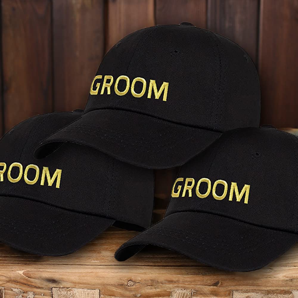 LADY&HOME Bachelor Bachelorette Party Baseball Caps Set - Embroidered Adjustable Cotton Trucker Hats for Bridal Shower, Wedding Party & Girls Night Out