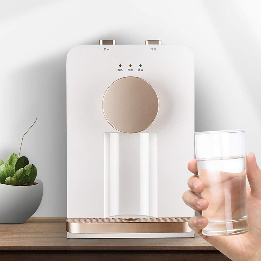 Hot & Cold Countertop Bottleless Water Dispenser with Top Loading Design - Energy Efficient Water Cooler for Home, Office, Kitchen & Dorm Room Use