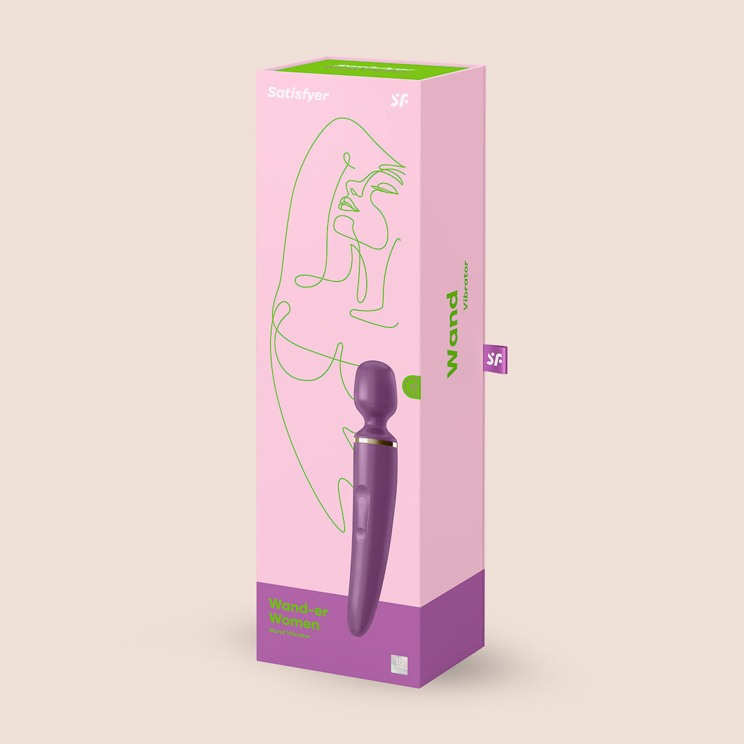 Satisfyer Wand er Woman - Premium Body Massager for Women, Relaxation & Stress Relief - Perfect for Home Spa, Self-Care & Intimate Moments