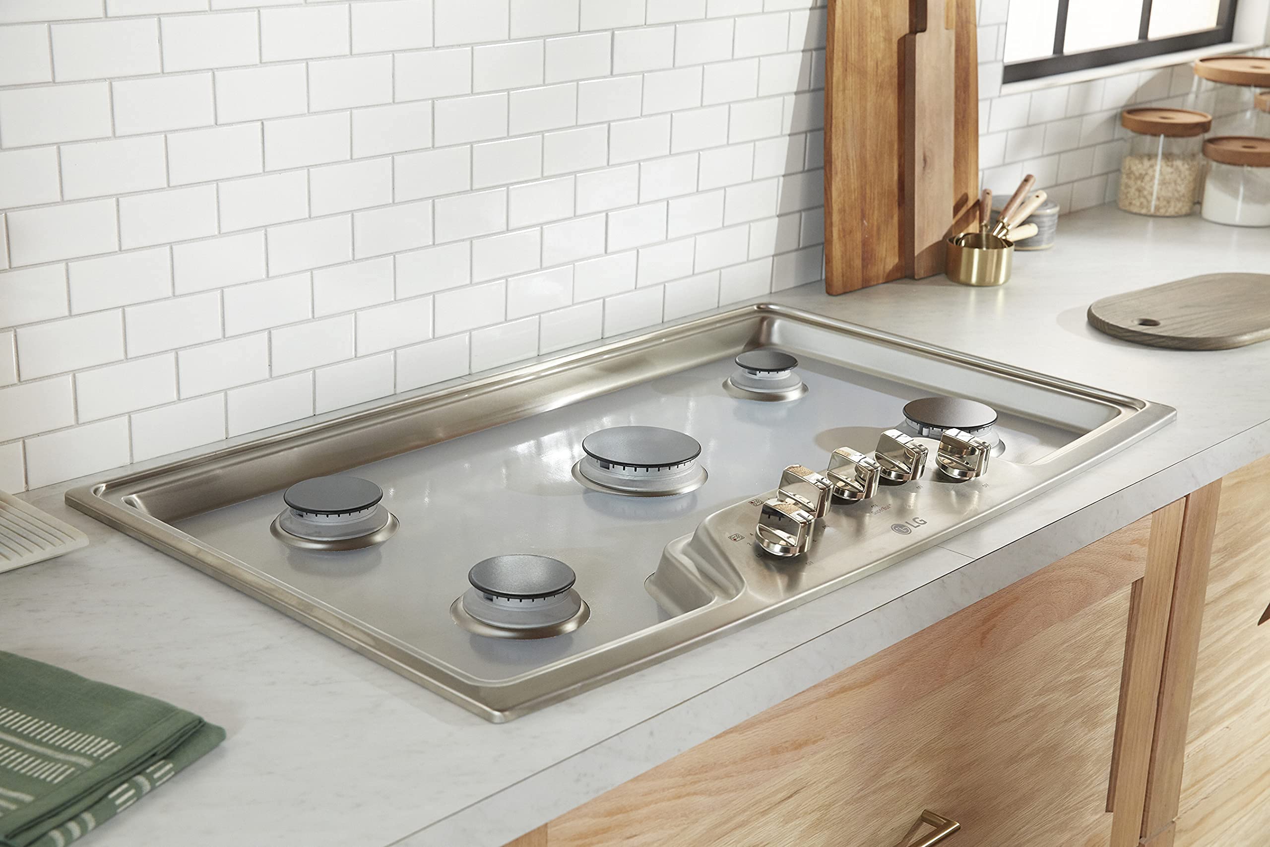 StoveGuard USA-Made Gas Stove Cover - Custom Designed & Precision Cut for Jenn-Air JGD3536GS Range | Durable Stove Top Protector for Kitchen Safety & Counter Space Saving