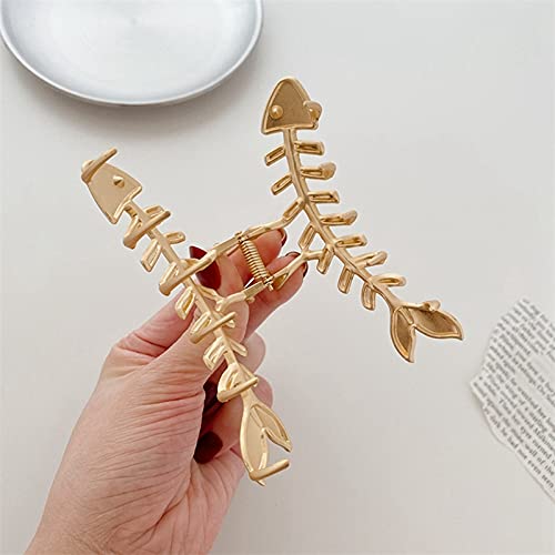 Licogel Elegant Metal Hair Claw Clips 2PCS - Strong Hold Jaw Clips for Women, Hair Barrettes & Styling Accessories - Perfect for Shower, Bathroom & Everyday Fashion