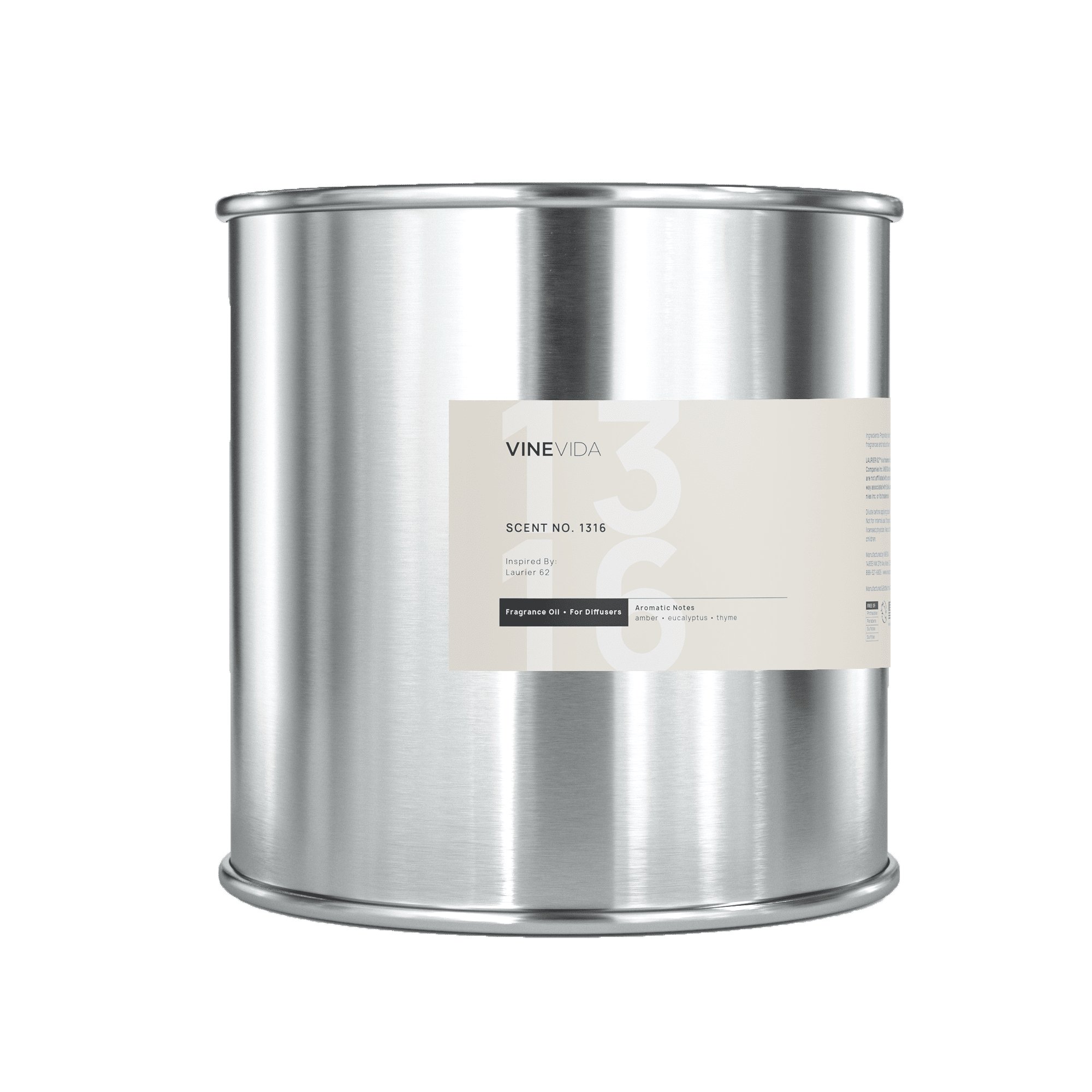 NO. 1316 Laurier 62 Inspired Fragrance Oil for Cold Air Diffusers - Le Labo Scented Aromatherapy Essential Oils for Home, Office & Spa Relaxation