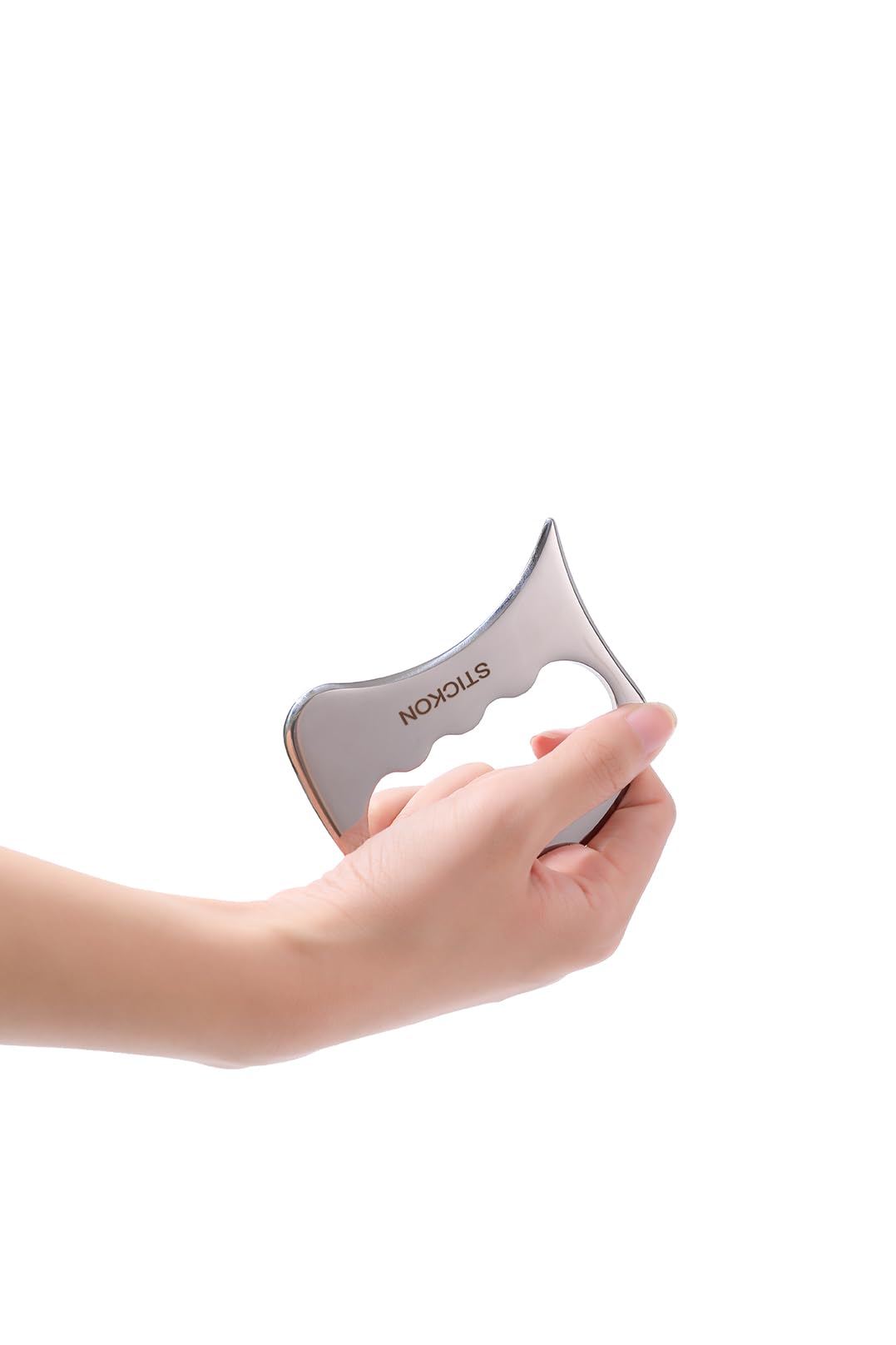 STICKON Stainless Steel Gua Sha Scraping Massage Tool - IASTM Therapy Instrument for Soft Tissue Mobilization & Muscle Recovery | Professional Body Scraper for Pain Relief, Facial Massage & Relaxation at Home or Spa