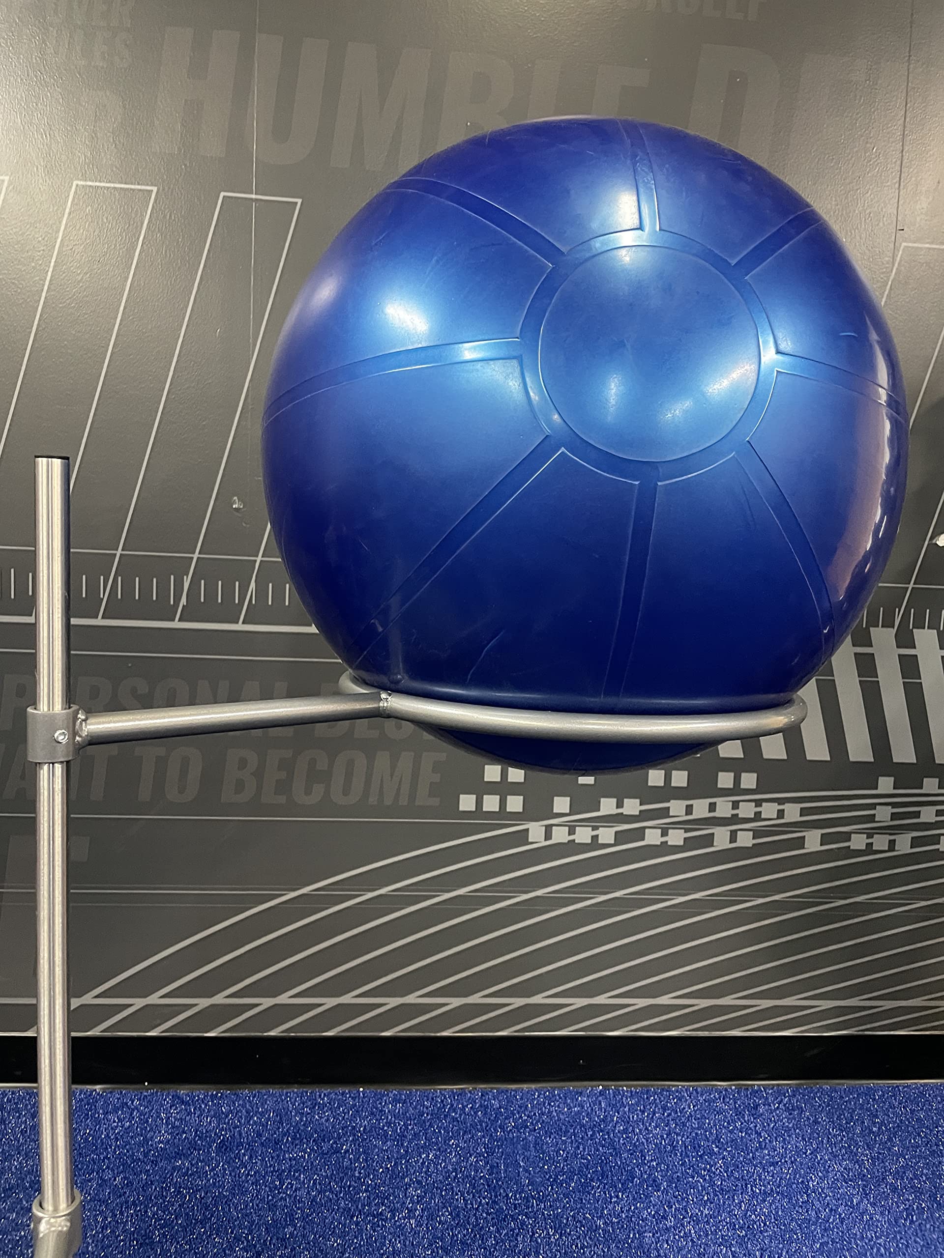 Stability Ball Rack for Home & Commercial Gym - Holds 3 Exercise Balls | Space-Saving Fitness Equipment for Yoga, Pilates & Workout Organization | Perfect for Gyms, Studios & Home Fitness Rooms