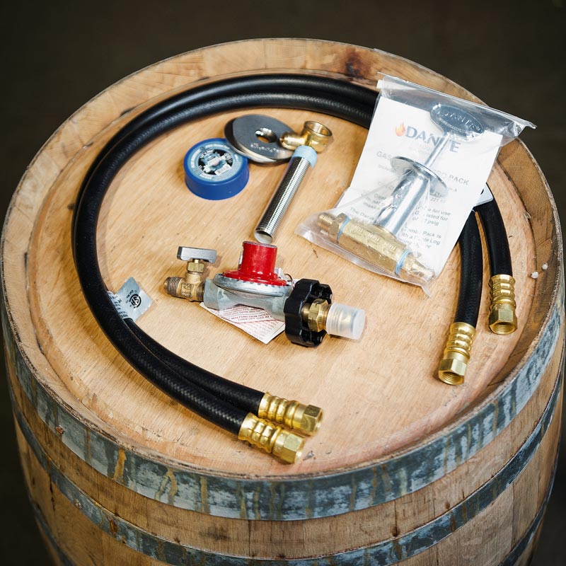 DIY Barrel Fire Pit Kit - Outdoor Wood Burning Fire Pit for Backyard, Camping & Patio - Easy Assembly & Portable Design