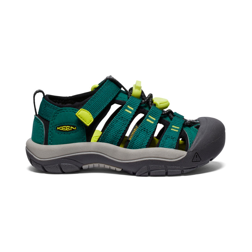 Little Kids' Newport H2 Sandals | Aventurine Green/Evening Primrose | Comfortable Water Shoes for Beach, Pool & Outdoor Play