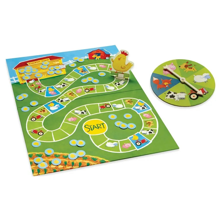 Count Your Chickens Board Game - Fun Family Counting Game for Kids Ages 3+ - Perfect for Preschool Learning, Birthday Parties & Family Game Nights