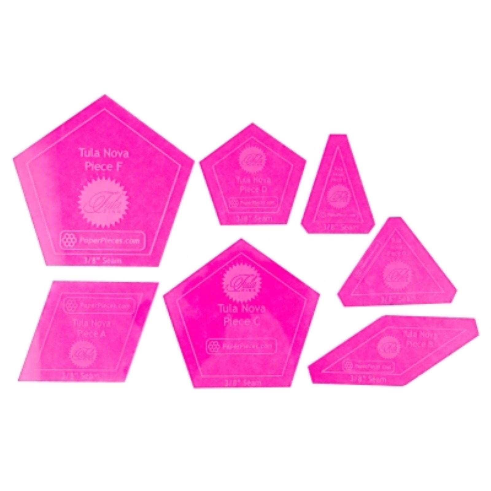 Tula Pink Tula's Nova PRPTULANOVA Acrylic Quilting Template Set - Perfect for DIY Quilting, Sewing, and Fabric Cutting Projects
