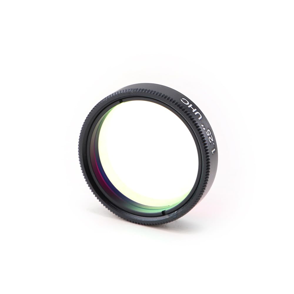 Starboosa 1.25 Inch UHC Telescope Filter - High Contrast Deep Sky Observation & Astrophotography Filter - Light Pollution Reduction for Nebulae & Galaxies - Perfect for Urban Astronomy & Night Sky Photography