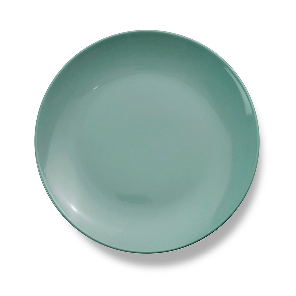 Premium Eucalyptus Wood Dinner Plates Set of 4 - 10.6 Inch Eco-Friendly Dishes for Everyday Use, Parties & Outdoor Dining