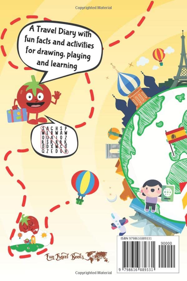 Barcelona Travel Activity Book for Kids - Full Color Edition with Fun Facts, Games & Travel Journal - Perfect for Family Vacations & Educational Trips