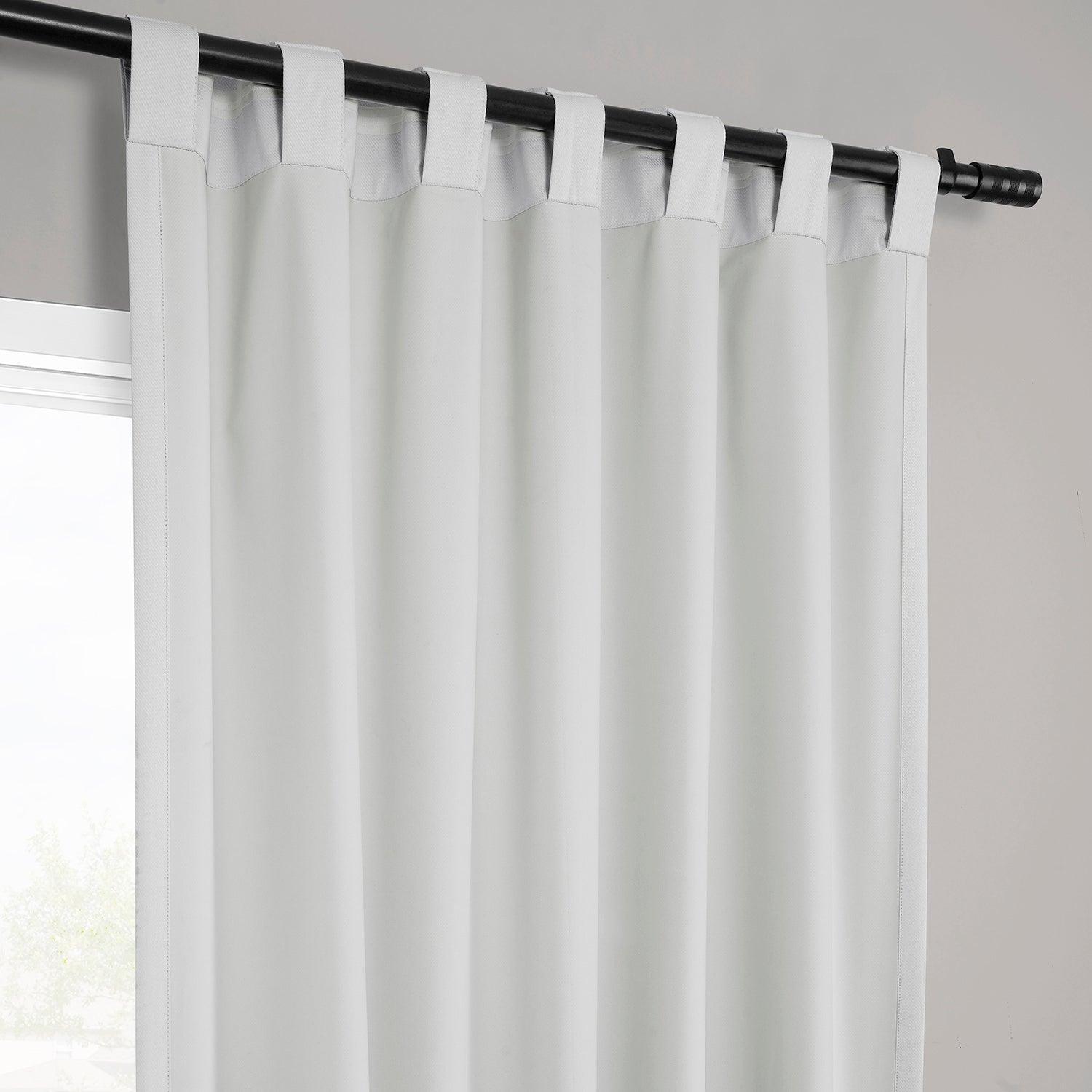 Off White Vienna Basic Linen Blackout Curtains - 2 Panels Set for Bedroom & Living Room - Light Blocking Thermal Insulated Window Drapes for Home Decor
