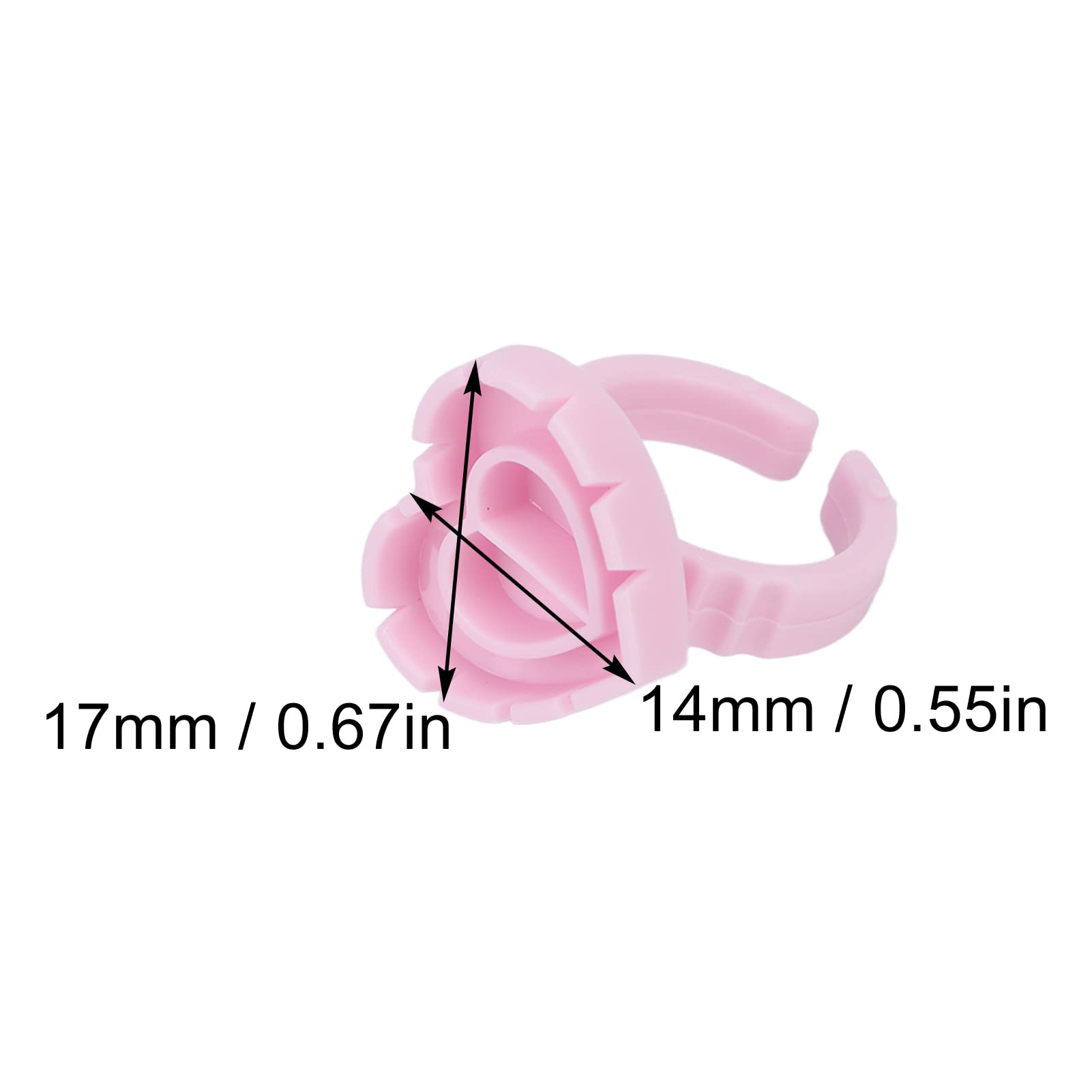 EXCLUZO Eyelash Extension Glue Holder Cup - Professional Lash Adhesive Tray for Salon & Home Use - Perfect for Eyelash Extensions, Lash Lifts & DIY Beauty