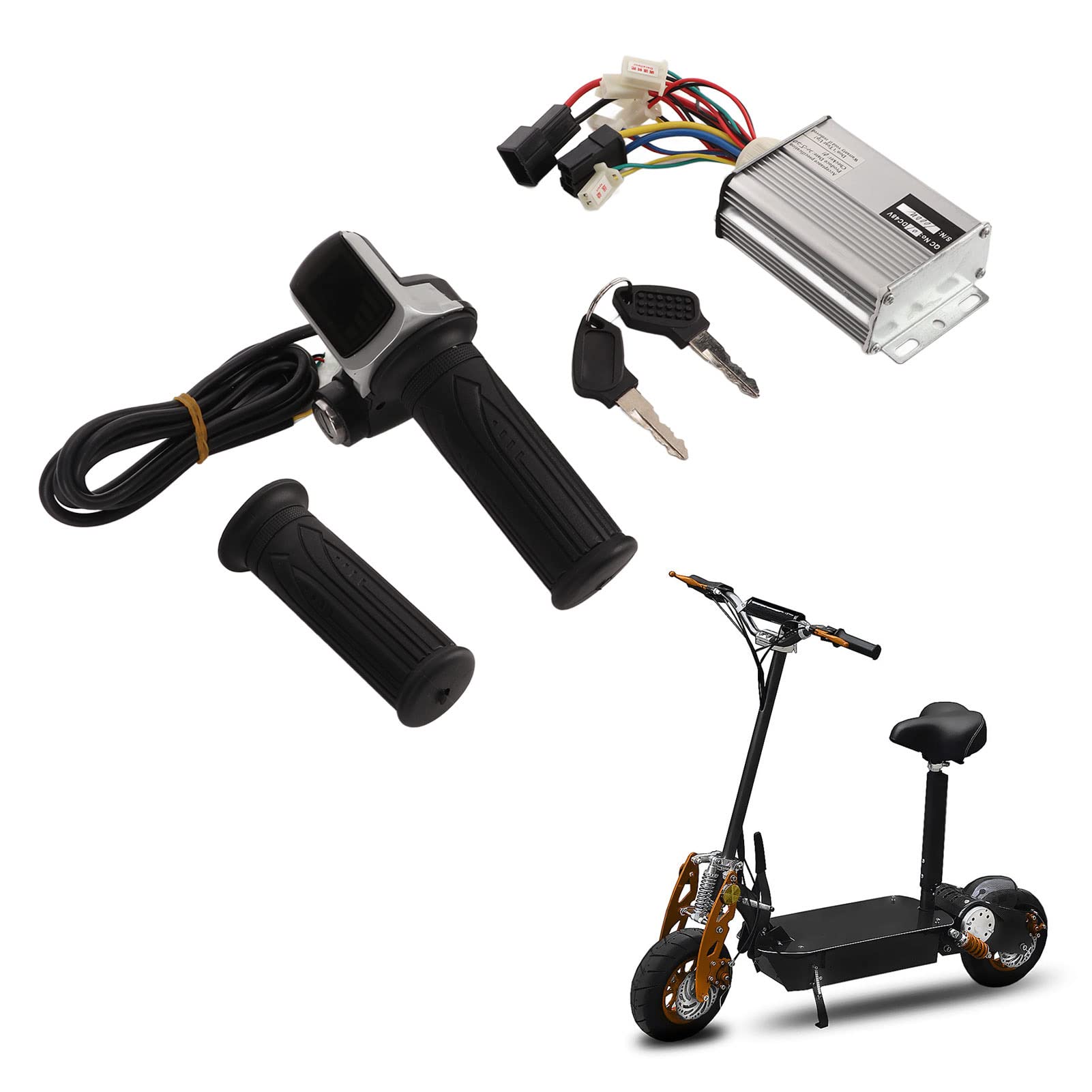 48V 1000W Brush Motor Speed Controller - Electric Bike & Scooter Speed Regulator Modulator Box for DC Motors | Perfect for DIY E-Bike Upgrades & Scooter Repairs