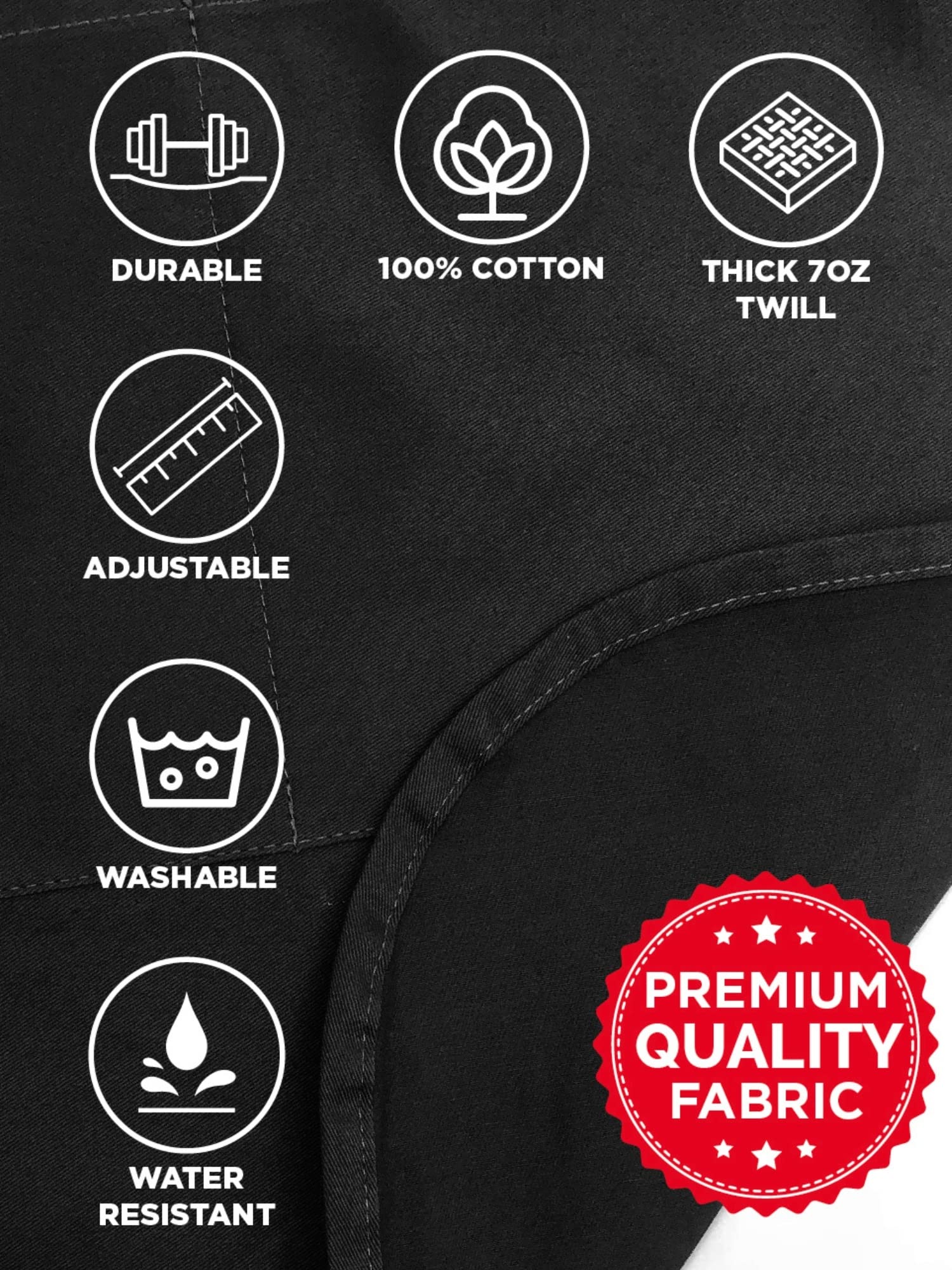 My Kitchen My Rules Adjustable Apron for BBQ & Cooking - One Size Fits All - Perfect for Grilling, Baking & Kitchen Activities