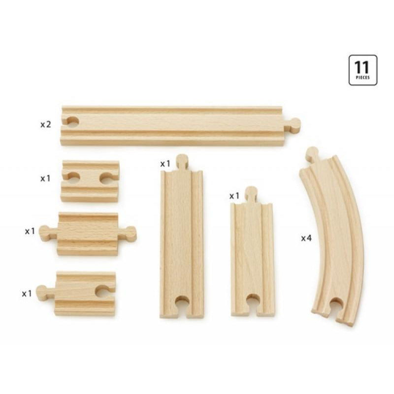 Brio Expansion Beginner Pack - Wooden Train Set for Kids Ages 3+ | Compatible with Brio Railway System | Perfect for Early Learning & Imaginative Play