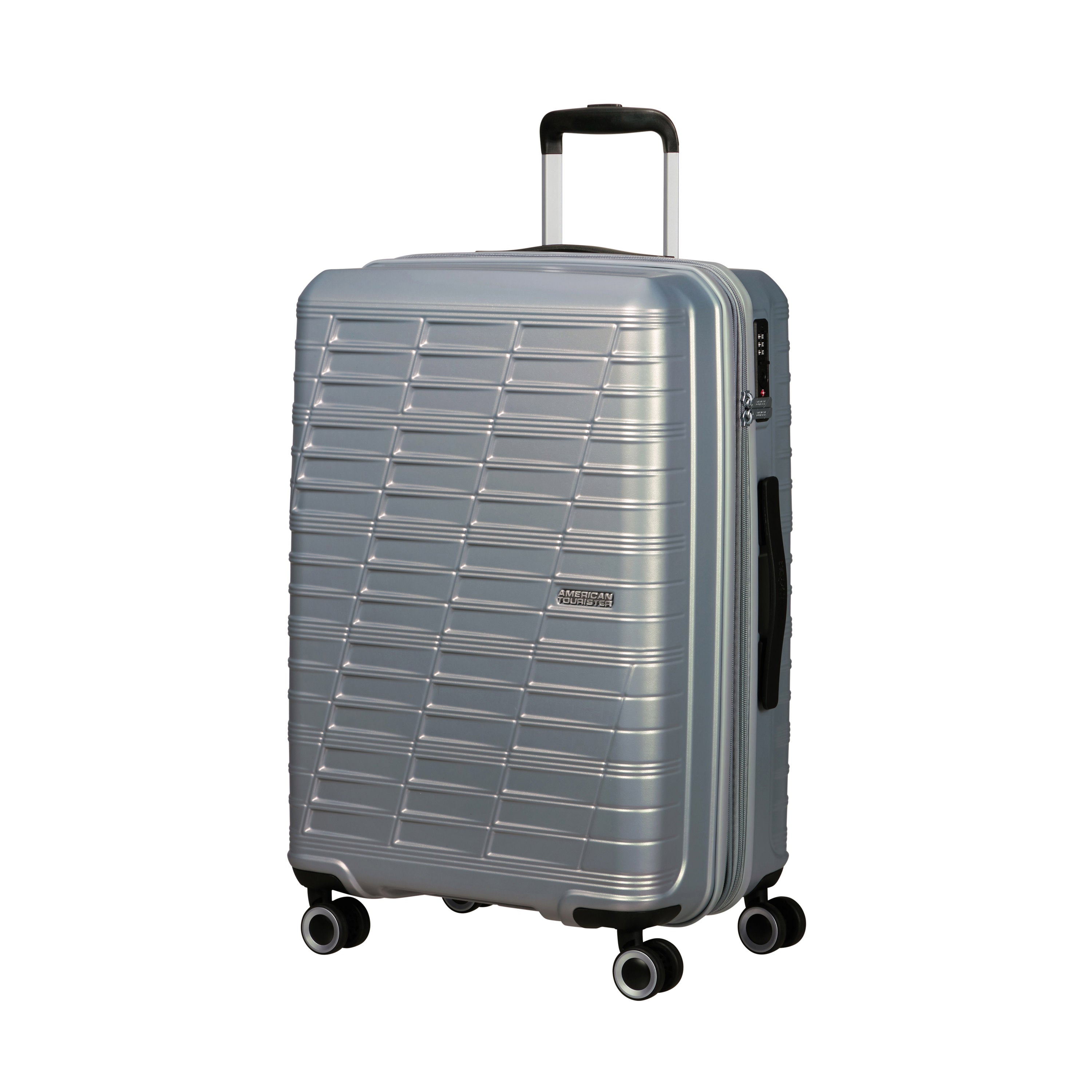 American Tourister Surftime Spinner Expandable Medium Luggage - 28 Inch Lightweight Hardshell Suitcase with 360° Wheels for Travel, Vacation & Business Trips