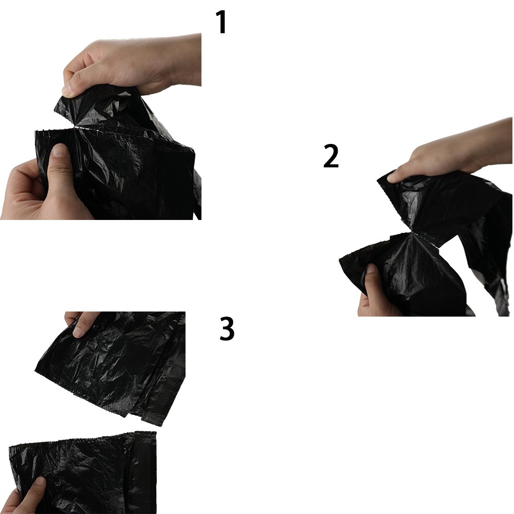 4 Gallon Small Trash Bags - 150 Count (Black, Clear & White) | Perfect for Bathrooms, Offices & Bedrooms | Leak-Proof & Odor Control