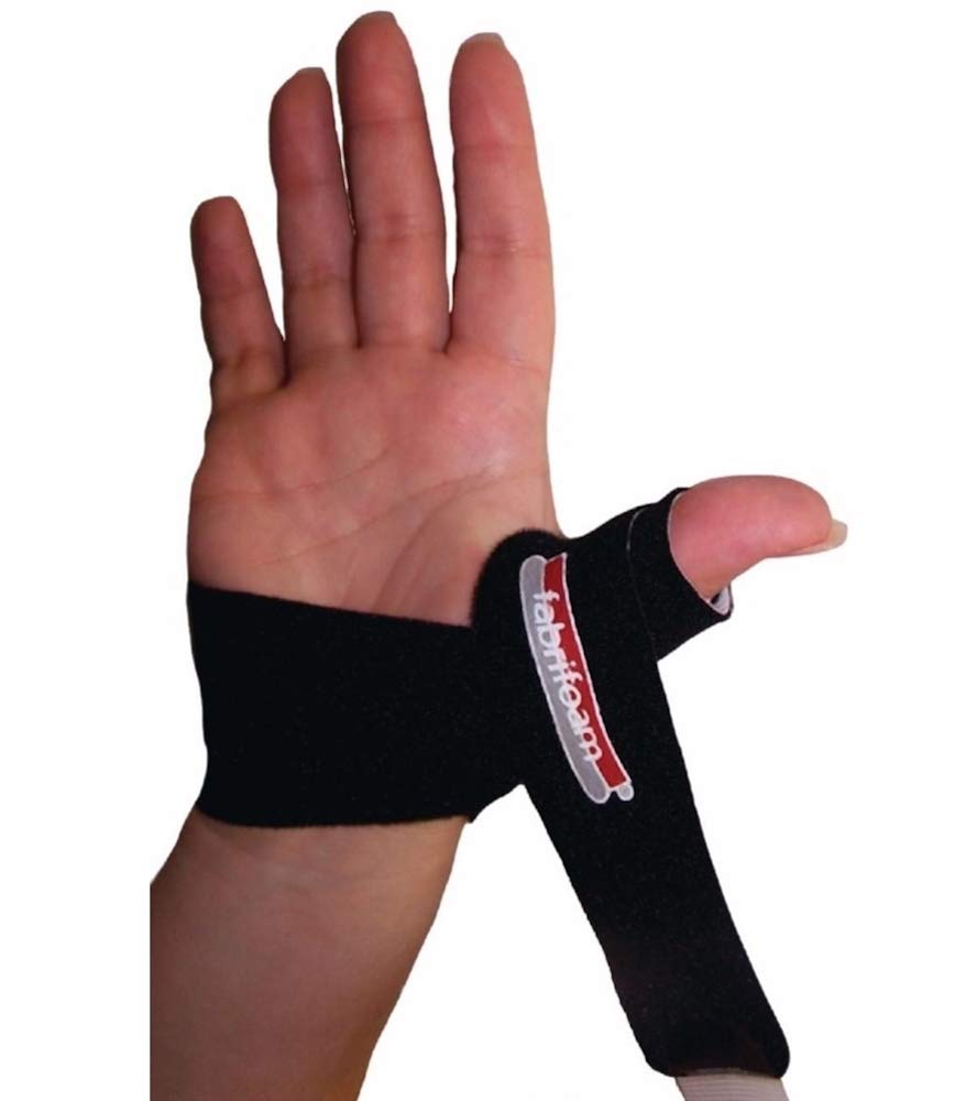 Mueller Fabrifoam Thumb Spica Splint - Right Hand Small Size for Arthritis, Carpal Tunnel & Thumb Pain Relief - Perfect for Typing, Gaming & Daily Activities