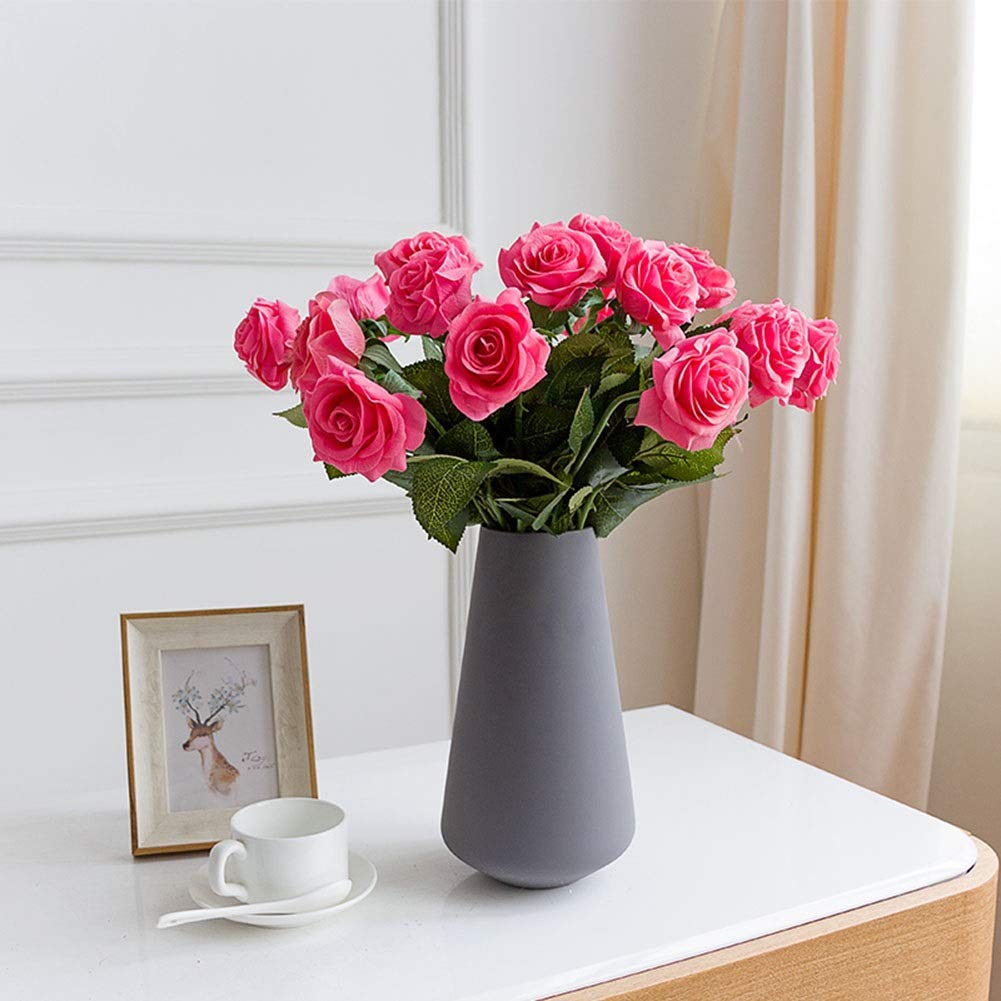Modern Ceramic Tall Flower Vase - 10