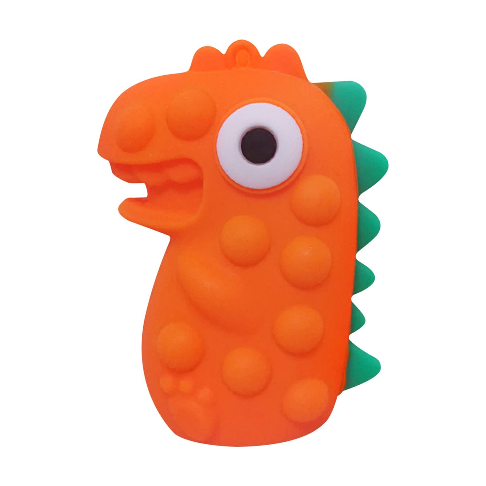 **Birdeem Silicone Grip Ball - Stress Relief Bubble Popper Fidget Toy, Educational Sensory Toy for Kids & Adults, Fun Decompression Gift (Orange) - Perfect for Anxiety Relief, Classroom, Office & Travel**