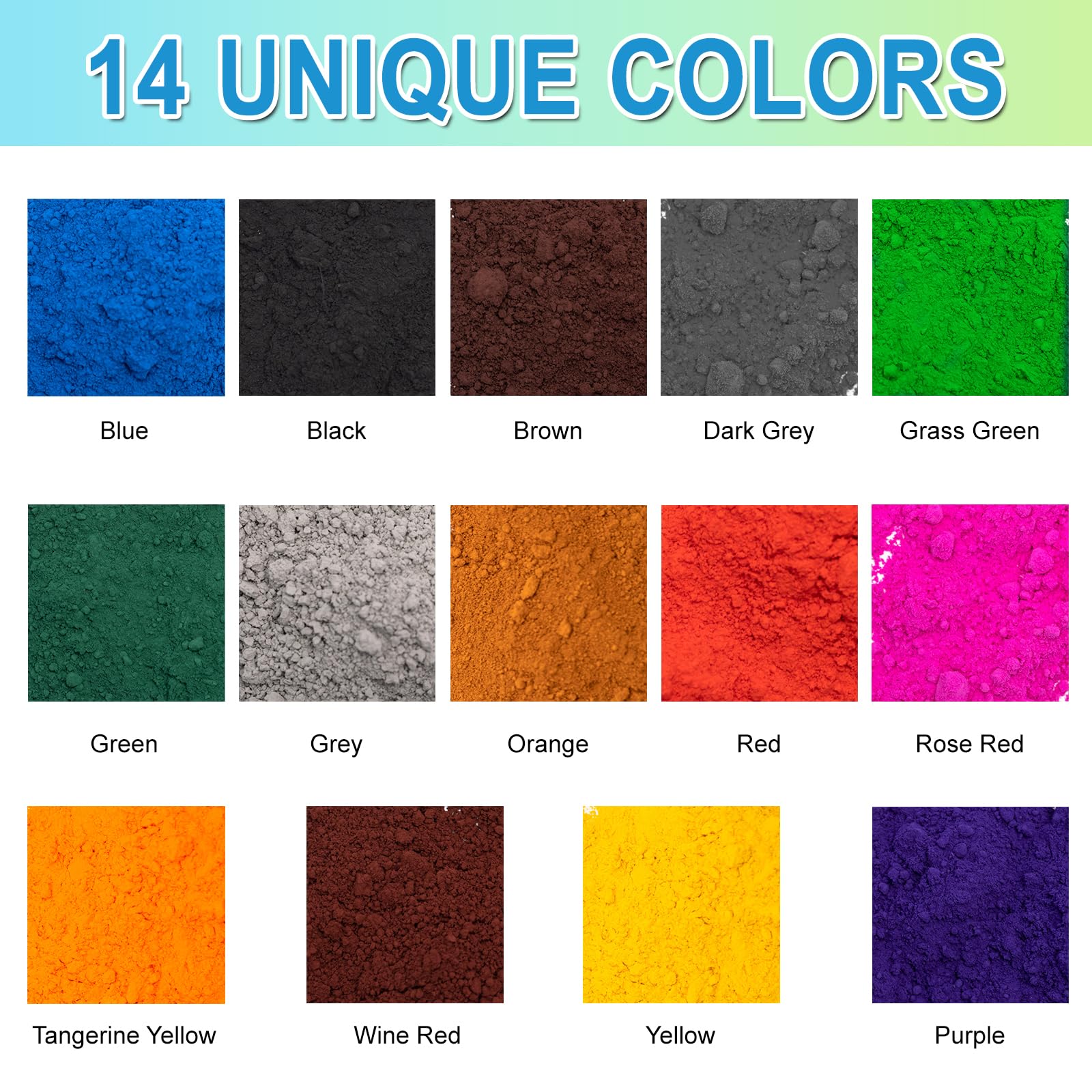 GOODTAKE Yellow Iron Oxide Powder - 20oz for Concrete, Epoxy Resin, Soap & Candle Making