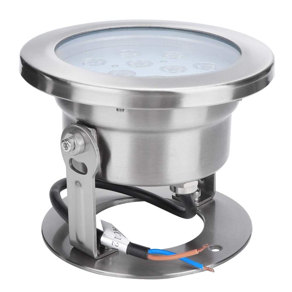 Ichiias 12W Waterproof LED Pool Lights - Durable Underwater Lighting for Landscape Pools (White Light) | Perfect for Backyard, Garden & Swimming Pool Decoration