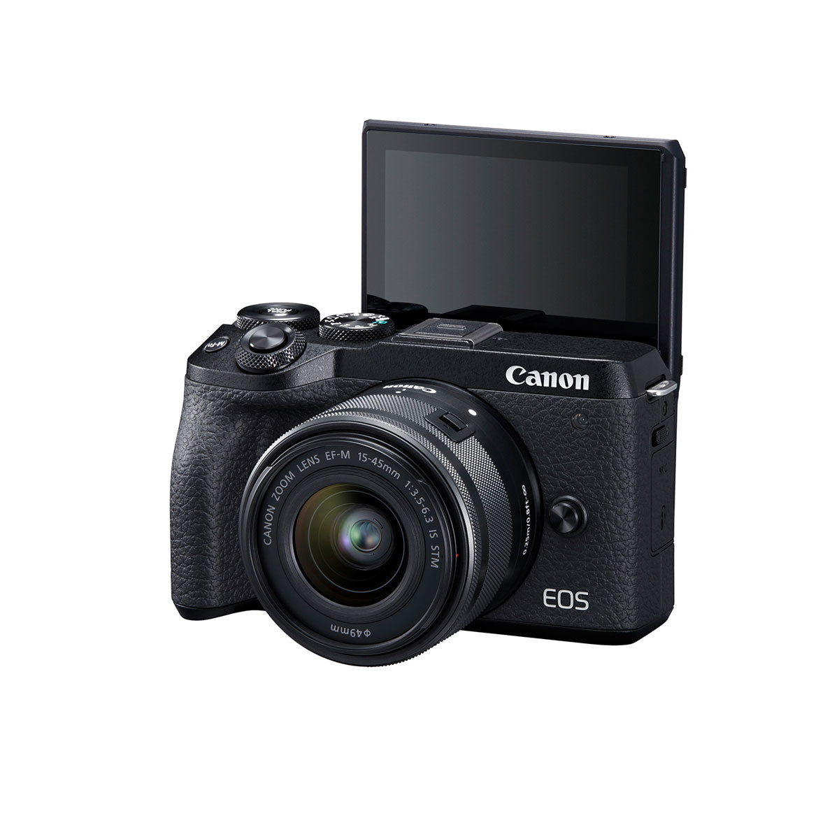 Canon EOS M6 Mark II Mirrorless Digital Camera with 15-45mm Lens Kit, 4K Video, 32.5MP APS-C Sensor, WiFi & Bluetooth - Perfect for Travel Photography, Vlogging & Content Creation (Black)