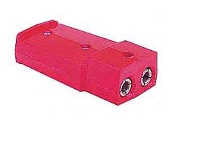 Polarized Plug 3.66 Inch Red - Heavy Duty Electrical Connector for Home Appliances & Power Tools | Perfect for Extension Cords, Generators & Workshop Equipment