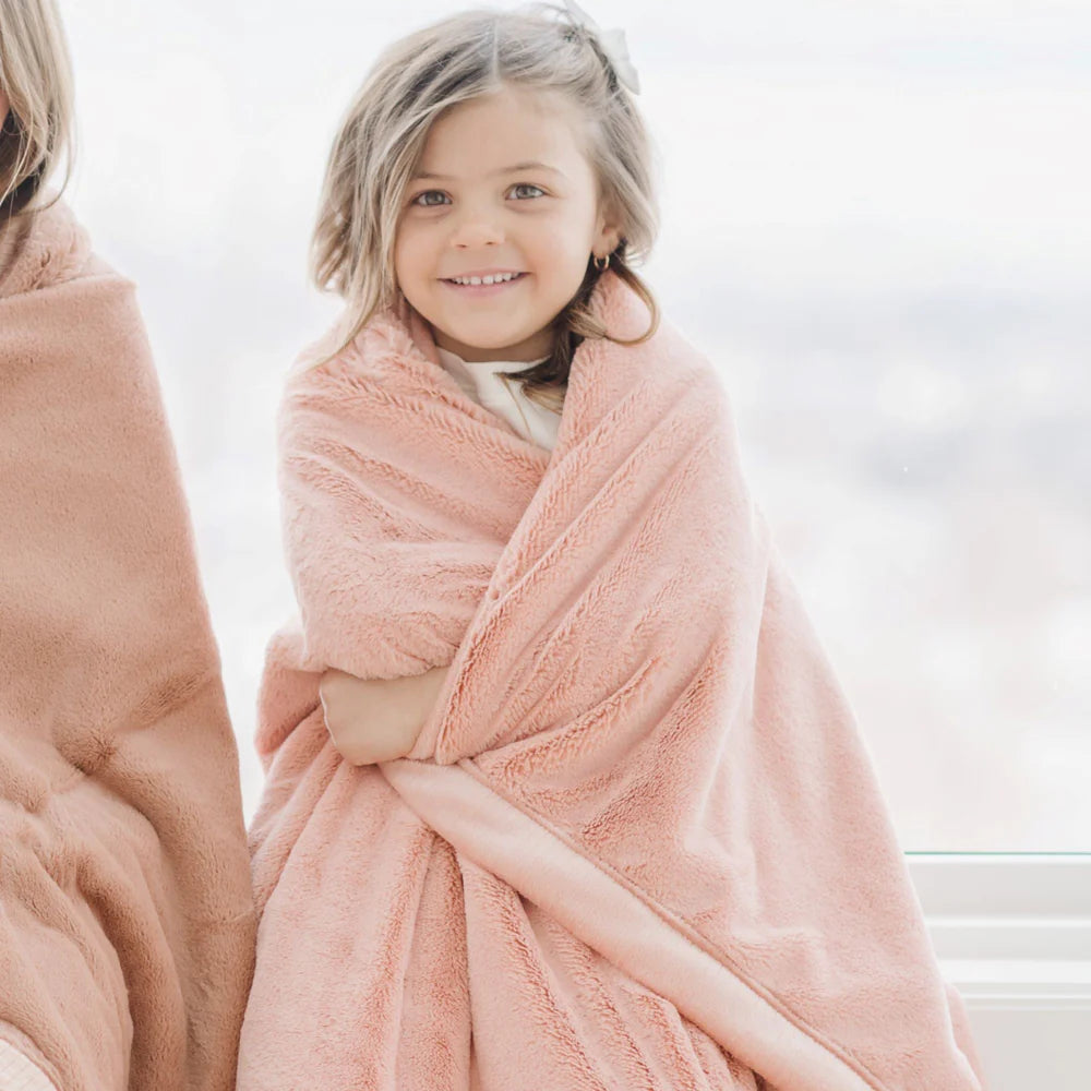 Cozy Mini Lush Blanket - Ultra Soft & Lightweight Throw for Babies, Kids & Adults - Perfect for Cuddling, Lounging & Traveling