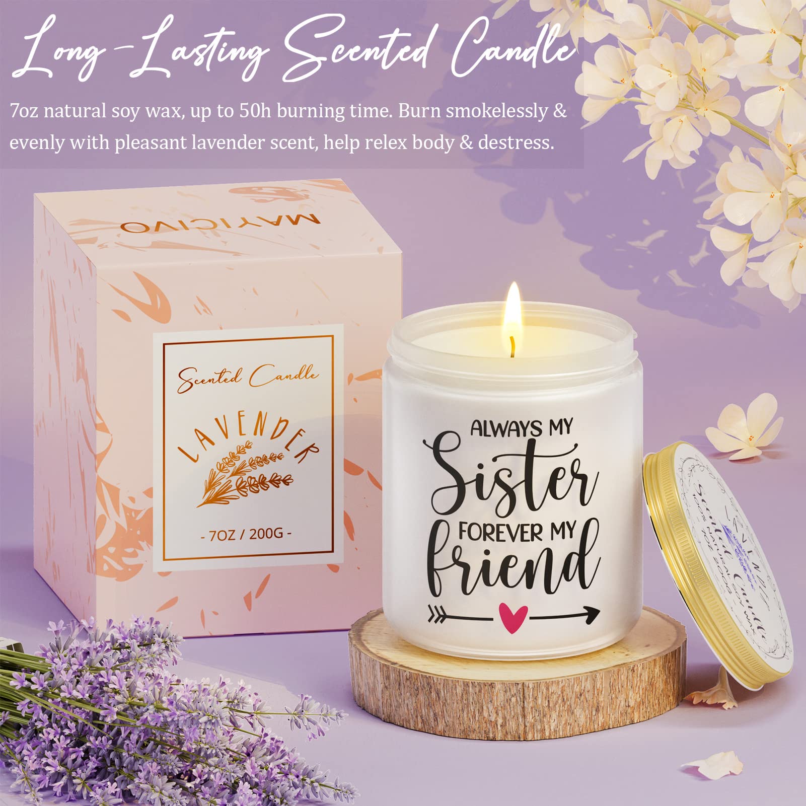 Sisters Gifts from Sister - Mothers Day Gifts for Sister from Brother, Sister Birthday Gifts for Sister in Law, Soul Sister Gifts, Best Friend Women Gifts, Unique Sister Gifts Basket with Wine Tumbler - Perfect for Holidays, Anniversaries, and Special Occasions