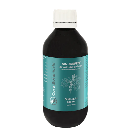 Core Botanicals Sinudefen - Natural Sinus Relief & Hay Fever Medicine for Adults - Supports Nasal Congestion & Allergy Relief - Perfect for Seasonal Allergies & Sinus Pressure Relief