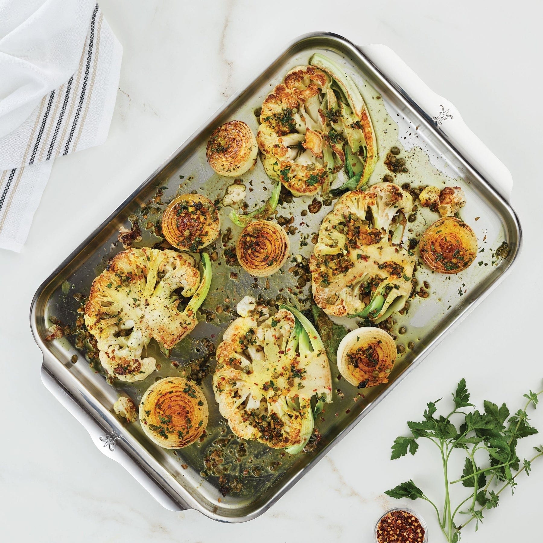 Hestan OvenBond 13x18 Inch Half Sheet Baking Pan - Premium Nonstick Cookie Sheet for Baking, Roasting & Cooking - Perfect for Cookies, Pizza, Roasted Vegetables & More