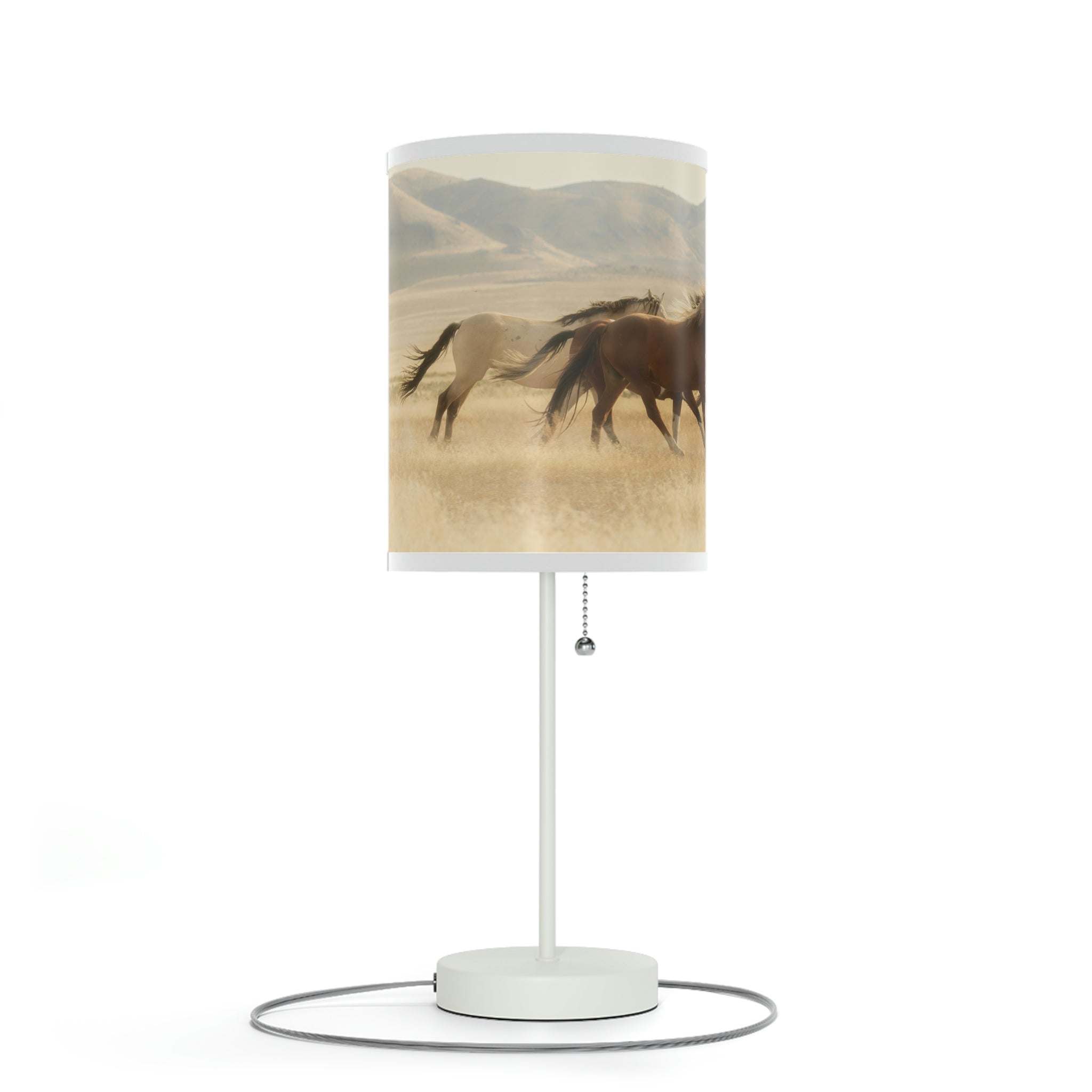 Galloping Horse Table Lamp - Western Style Bedroom & Office Lighting for Home Decor - Perfect for Western Themed Rooms, Cowboy Decor, and Ranch Style Interiors