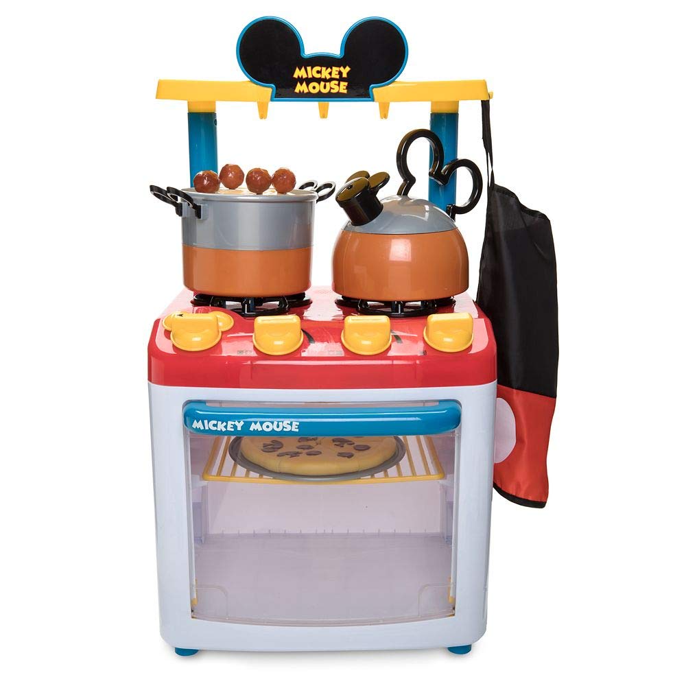 Disney Mickey Mouse Kitchen Play Set for Kids - Pretend Play Toy with Utensils & Accessories - Fun Learning Gift for Toddlers & Preschoolers - Perfect for Birthday, Christmas & Indoor Playtime