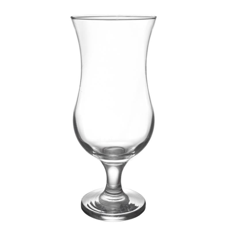 BarConic® 16 oz Hurricane Glass - Premium Cocktail Glass for Tropical Drinks, Pina Coladas, and Margaritas - Perfect for Beach Parties, Tiki Bars, and Summer Entertaining