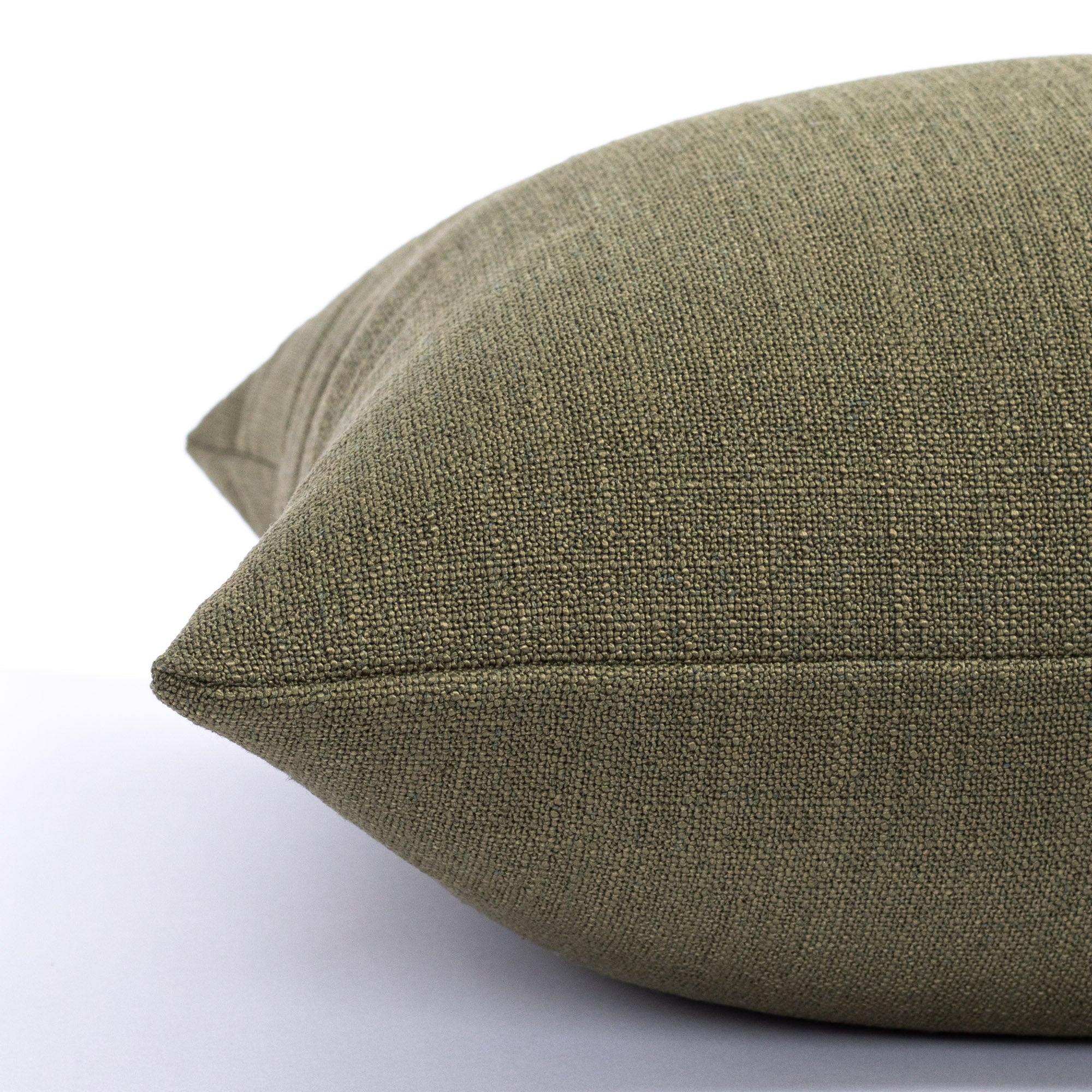 Grange 22x22 Inch Decorative Throw Pillow Cover - Soft Moss Green Cushion for Sofa, Bed & Home Decor