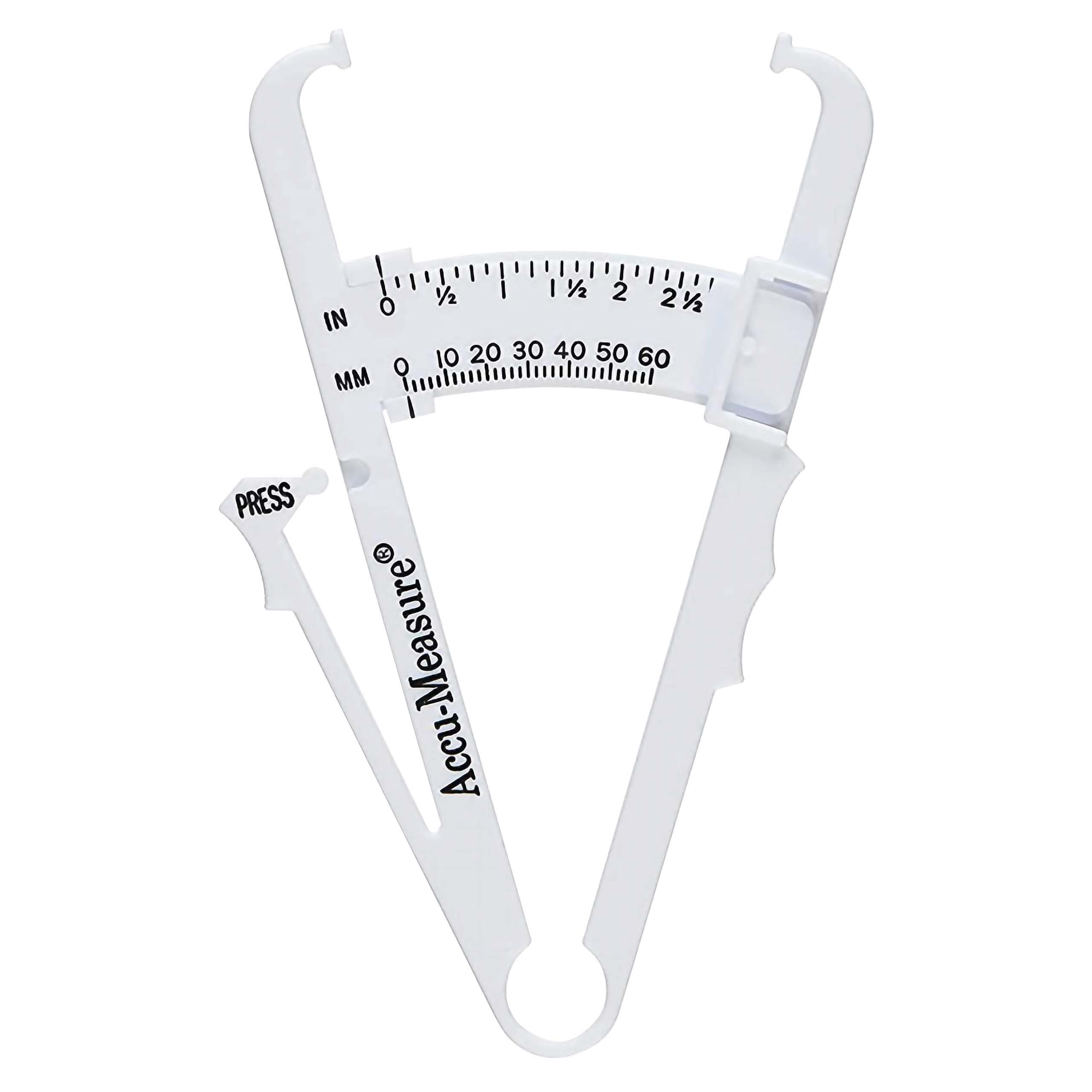 Accu-Measure Body Fat Caliper - Professional Handheld Skinfold Caliper for Accurate Body Fat & BMI Measurement - Perfect for Fitness Enthusiasts, Athletes & Weight Loss Tracking at Home or Gym
