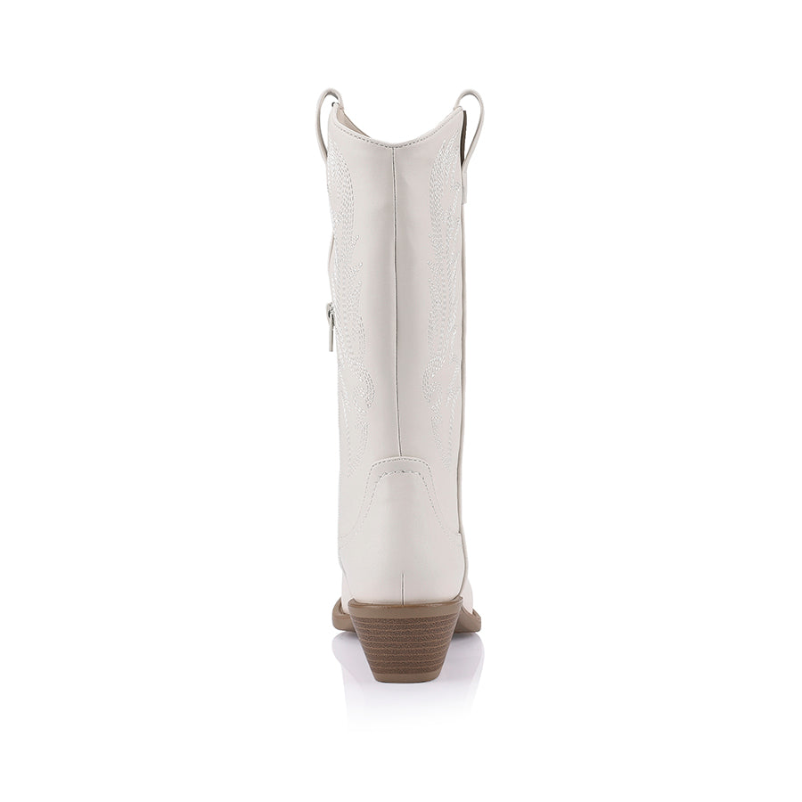 Tall Cowboy Boot Holder - Bone Color for Western Boot Storage | Perfect for Closet, Entryway, and Boot Organizer
