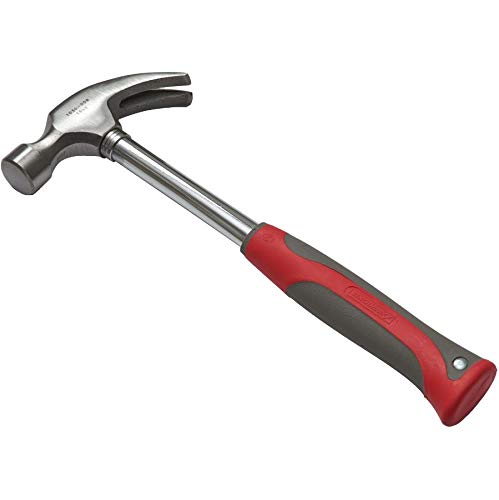 16oz Tubular Steel Claw Hammer - Heavy Duty Construction Tool for Woodworking, Framing & Home Improvement Projects - Perfect for DIY, Carpentry & Professional Use