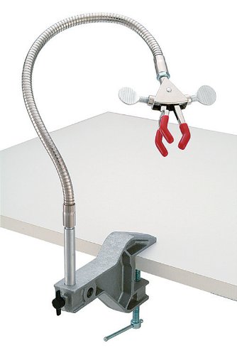 Talboys 916313 Ultra Flex 18 Support System with Bench Clamp - 13mm Diameter x 457mm Length Arm for Laboratory & Industrial Equipment Support | Perfect for Workbenches, CNC Machines & Precision Workstations