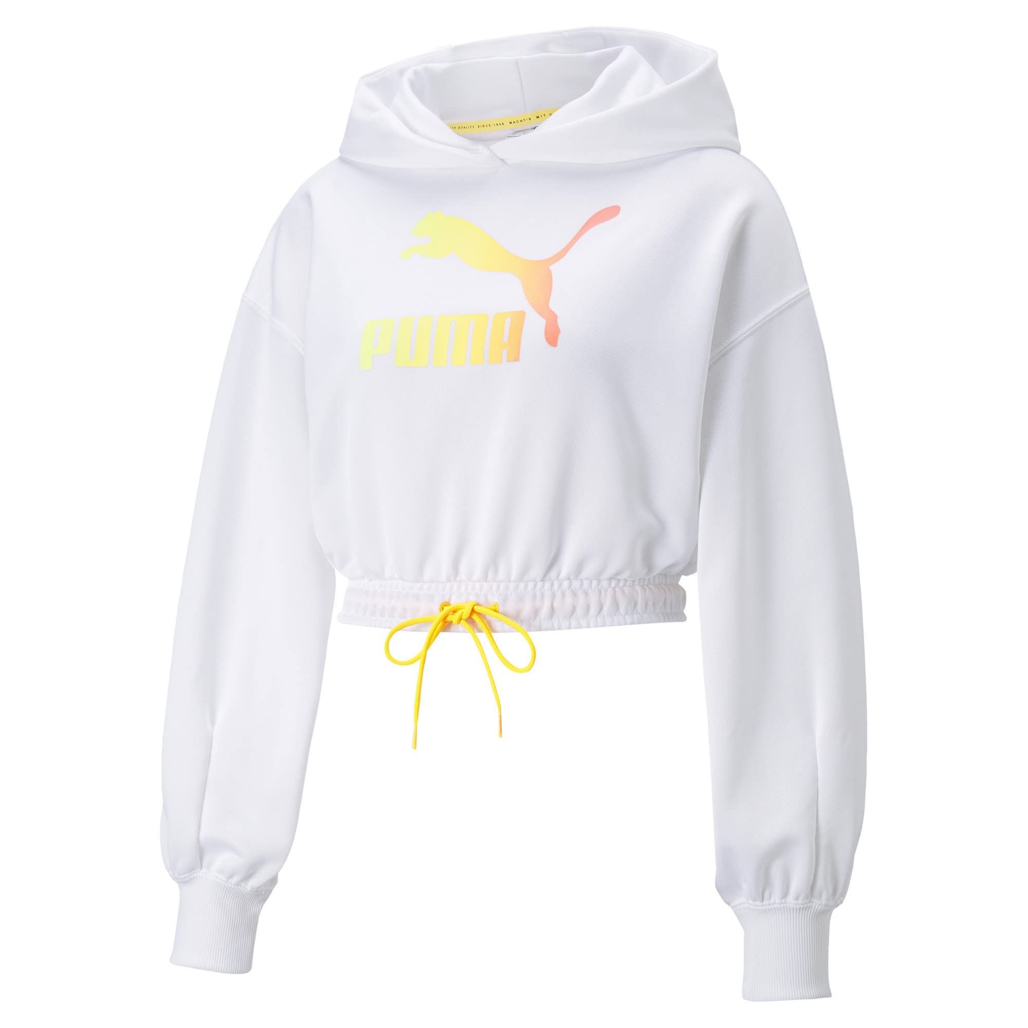 PUMA Women's Summer Squeeze Cropped Hoodie - Lightweight Pullover Sweatshirt for Running, Yoga & Casual Wear | Trendy Streetwear Fashion