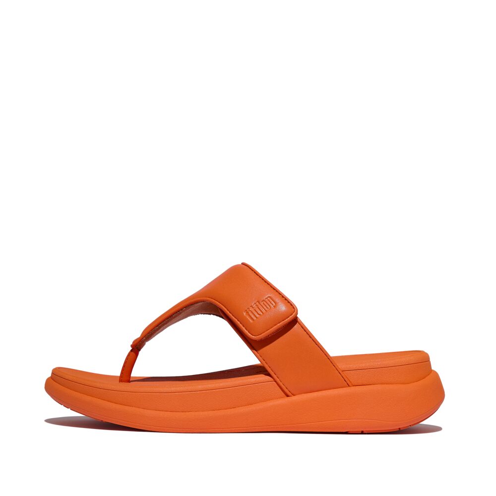 FitFlop F Mode Go Adjustable Flatform Sandals for Women - Comfortable Slip-On Summer Shoes with Arch Support | Perfect for Beach, Vacation & Casual Wear (Satsuma)