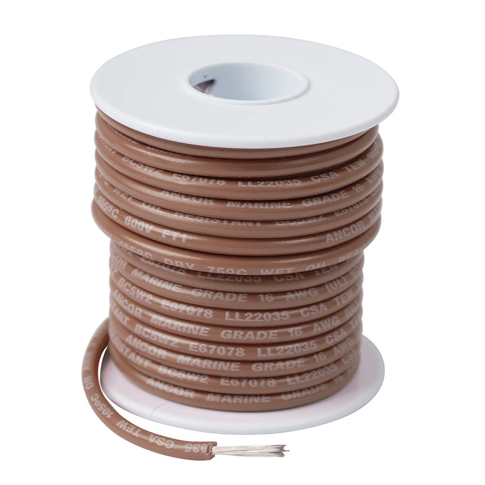 Ancor Marine Grade Primary Wire and Battery Cable - High-Quality Marine Electrical Wiring for Boats, RVs, and Off-Grid Power Systems