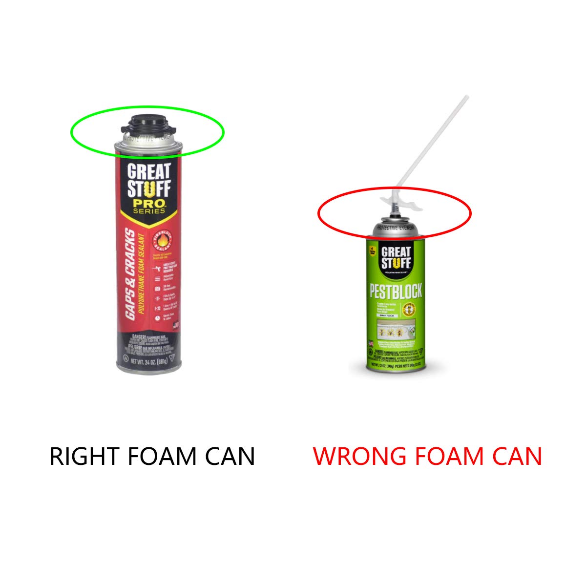 Upgraded Heavy Duty Foam Gun with PTFE Coated Metal Body - No Clean Foam Gun for Caulking, Filling & Sealing | Perfect for Home Improvement, Construction & DIY Projects