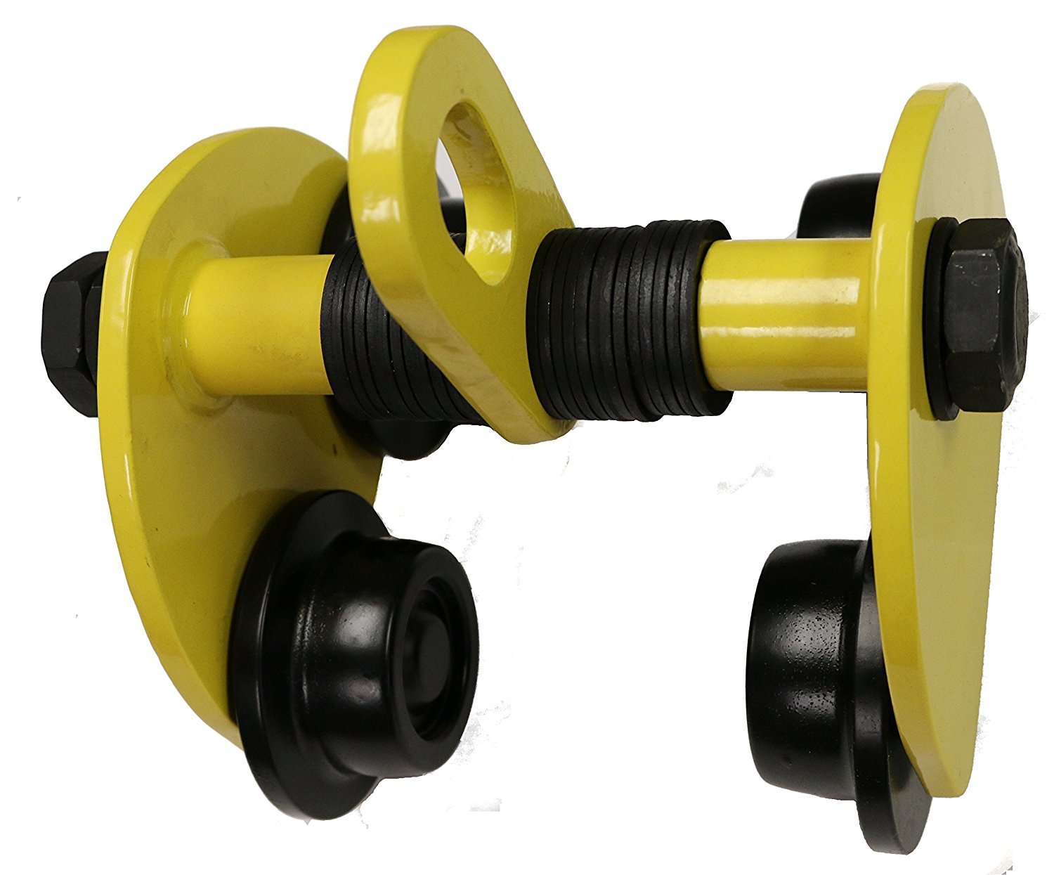 3 Ton Heavy Duty Push Beam Trolley - 6,600 Lbs Capacity (WLL 3T) - Ideal for Warehouse, Construction & Industrial Material Handling