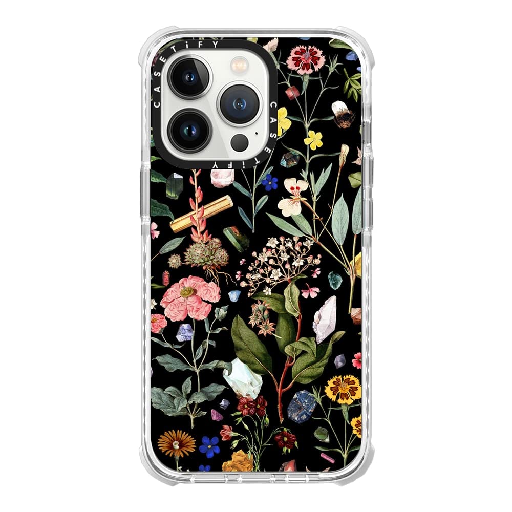 Casetify Ultra Impact Shockproof Case for iPhone 13 Pro - Healing Black Clear Frost - Slim Protective Phone Cover for Everyday Use & Outdoor Activities